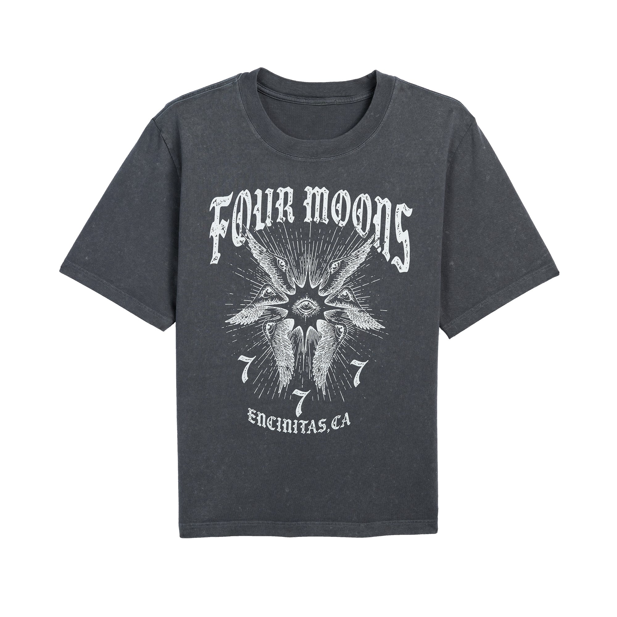 777 Angel Charcoal Tee