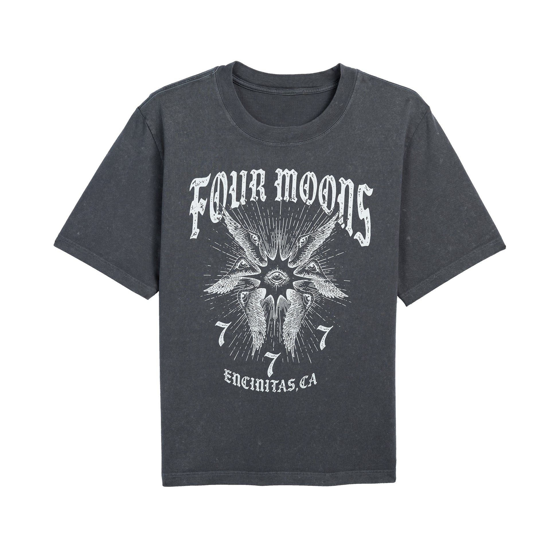 777 Angel Charcoal Tee