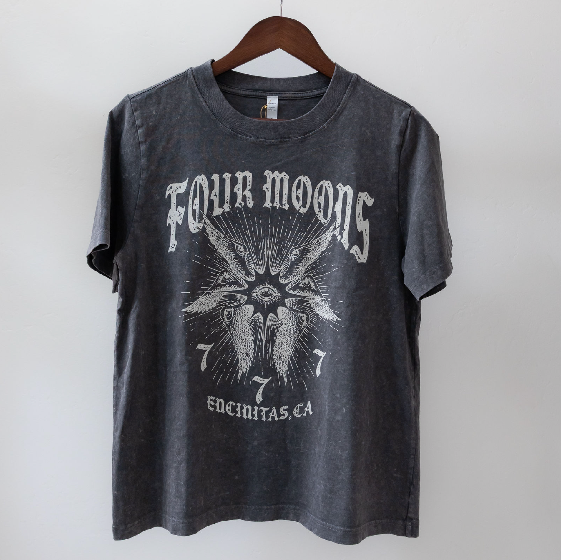 777 Angel Charcoal Tee